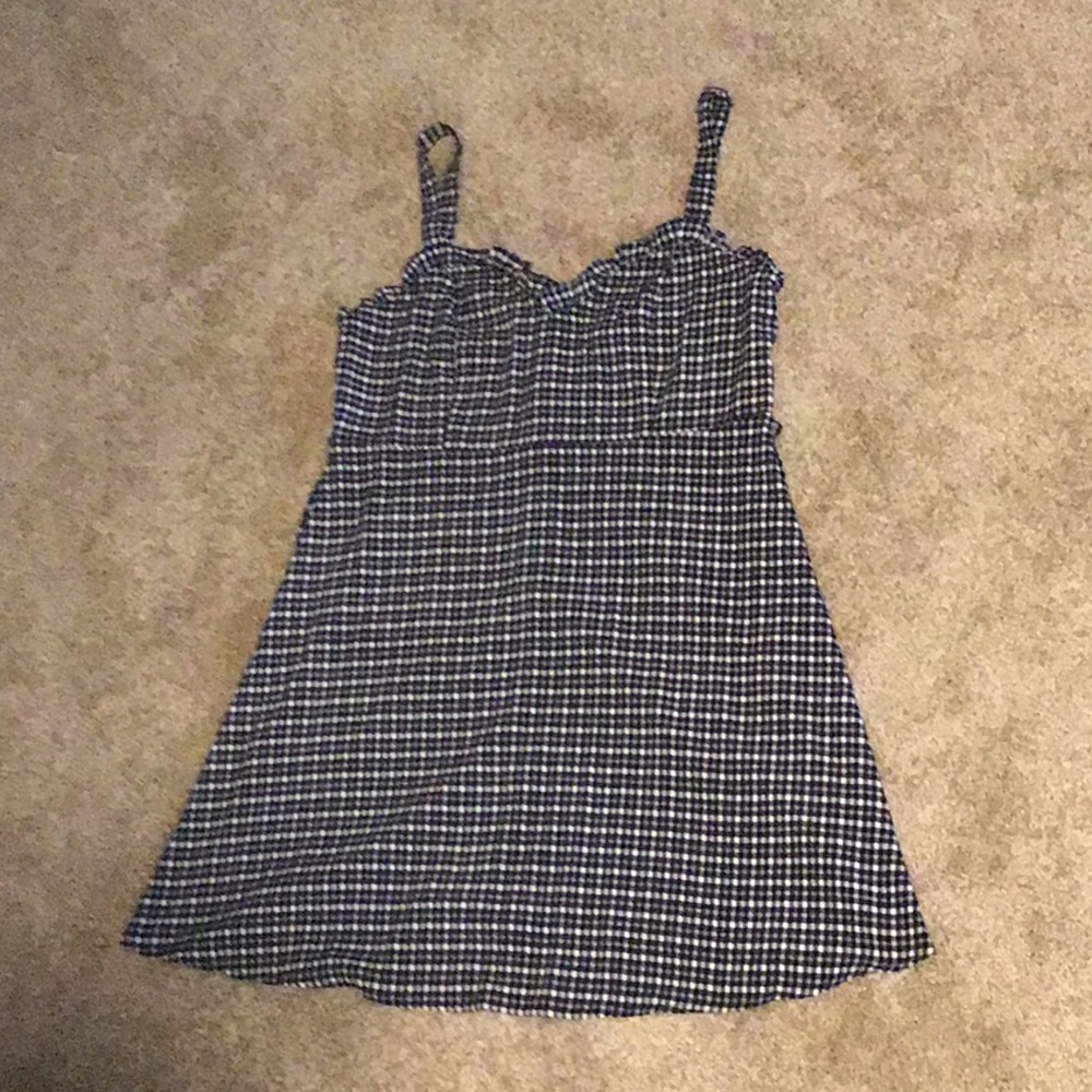 Cute plaid cotton sundress